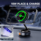 【Upgraded】Rechargeable Magnetic Phone Holder, 360° Rotatable, Adjustable, Foldable, with Strong Magnetic and Enhanced Adhesive Suction for Car Use. Compatible with Iphone and Android Phones. No Noise