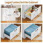 Sedeta 2-Drawer Lockable Wood File Cabinet with Adjustable Storage Shelf, Farmhouse Look Home Office Furniture