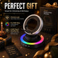 Wireless Speaker Phone Stand with BT Speaker Power Bank RGB Light Foldable for All Phones Bluetooth 5.3 Technology Adjustable Stand Vibrant Ambient Lighting Perfect Gift Choice