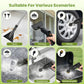 Household and Car Steam Cleaner, 1500W Power, 3-Level Adjustable, 1.4L Large-Capacity Water Tank, Comes with 15 Accessories, Handheld Steam Cleaner, Suitable for Fine Cleaning of Cars, Kitchen Grease, Tile Grout Cleaning, and Furniture Cleaning.