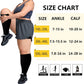 Open Toe plus Size Compression Socks for Women & Men 15-20 Mmhg Toeless Wide Calf Support Knee High Socks - Medical Grade Graduated Compression for Edema Varicose Veins Circulation Relief Comfortable Breathable Stockings