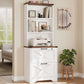 Sedeta 2-Drawer Lockable Wood File Cabinet with Adjustable Storage Shelf, Farmhouse Look Home Office Furniture