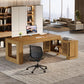 Tribesigns 63-Inch L Shaped Desk for Home Office with Storage Cabinets and Shelves, Modern Executive Computer Workstation
