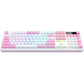 Redragon K762 Wireless Gasket Gaming Keyboard W/Hype Screen & Knob, 104 Keys Mechanical Keyboard, Easy-Control 1.14’’ TFT Info Display, 5-Layer Noise Dampening, round PBT Keycaps, Custom Linear Switch