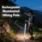 Professional Laser Saber Style LED Illuminated Walking Sticks | Waterproof, Ultra-Light, Rechargeable for Safe Hiking, Camping, and Outdoor Exploration Your Reliable Companion in the Dark