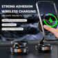 【Upgraded】Rechargeable Magnetic Phone Holder, 360° Rotatable, Adjustable, Foldable, with Strong Magnetic and Enhanced Adhesive Suction for Car Use. Compatible with Iphone and Android Phones. No Noise