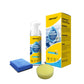 Stop Scrubbing! QIFOR Pro Foam Cleaner: Deep Stain Removal for Car Interior & Home Furniture. Safe on Plastic, Fabric & Upholstery