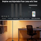 Rroetxi RGBIC Corner Floor Lamp – Minimalist Style with App & Remote Control, Stepless Dimming, Timer & Music Sync Modes, Perfect for Living Rooms, Bedrooms, Game Rooms & Party Decor