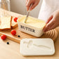 Elegant Butter Box Set with Lid, Easy Clean Butter Storage Container, Refrigerator Safe, Dishwasher Safe, Ideal for Home, Weddings, Camping, Food Storage Container