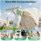 16000Mah Rechargeable Baby Bottle Warmer | 3-5 Mins Fast Heating Baby-Safe | 17Oz with Timer & Temp Control for Travel, Breast Milk, Formula