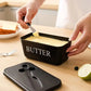 Elegant Butter Box Set with Lid, Easy Clean Butter Storage Container, Refrigerator Safe, Dishwasher Safe, Ideal for Home, Weddings, Camping, Food Storage Container