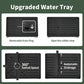 2 Tier Large Dish Drying Rack,Drying Rack with Automatic Drainboard,Rustproof Dish Drainer with Removable Utensil Holder, Cups Holder