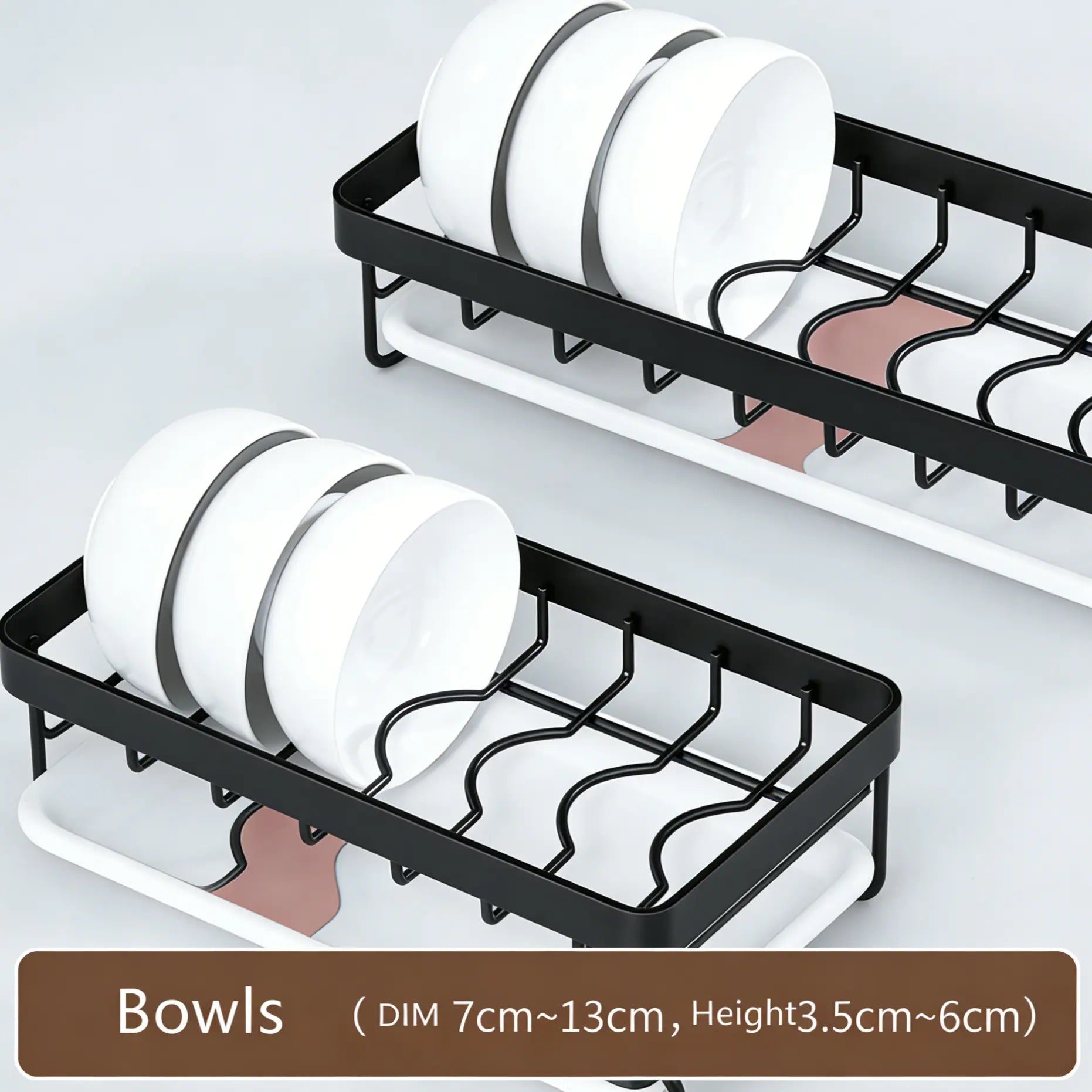 2-Tier Dish Drainer Drainboard Drying Rack Sink Shelf, Kitchen Counter Drainage Storage Large Space-Saving for Utensil, Metal Pot Organizers,Drumstick Grillin, Stainless Steel Dish Drainer Heavy Load, Wine Glass Holder Est Ante De Cocina Dishwasher Magnet