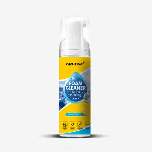 Stop Scrubbing! QIFOR Pro Foam Cleaner: Deep Stain Removal for Car Interior & Home Furniture. Safe on Plastic, Fabric & Upholstery